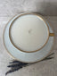 French Vintage Limoges porcelain teacup and saucer