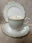 Queen Anne cup saucer & desert trio