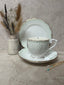 Queen Anne cup saucer & desert trio