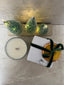 Blue Spruce & Mistletoe fine fragrance oil candle