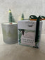 Blue Spruce & Mistletoe fine fragrance oil candle